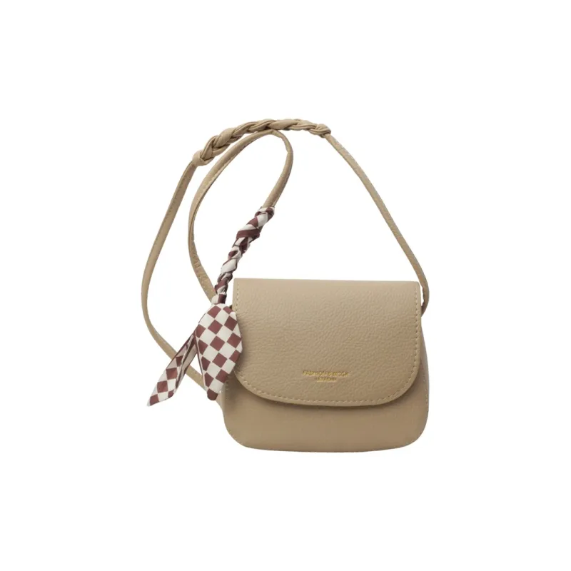 Iman's House PU Crossbody Bag, Shoulder Bag Women's Black/Pink/Milk Tea/Khaki/White-5