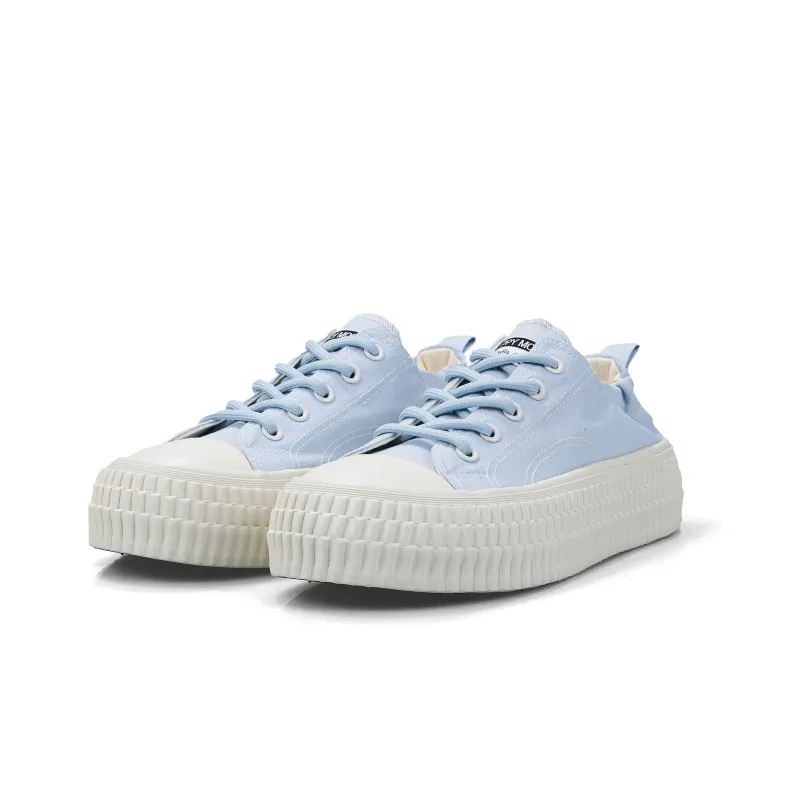 B10CROWN Breathable Lightweight Low Top Canvas Shoes Women's Sky Blue-4