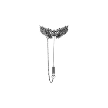 MYSH 925 Sterling Silver Brooches Men's