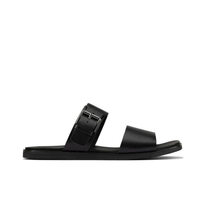 Clarks Slide Slippers Women's Black-1
