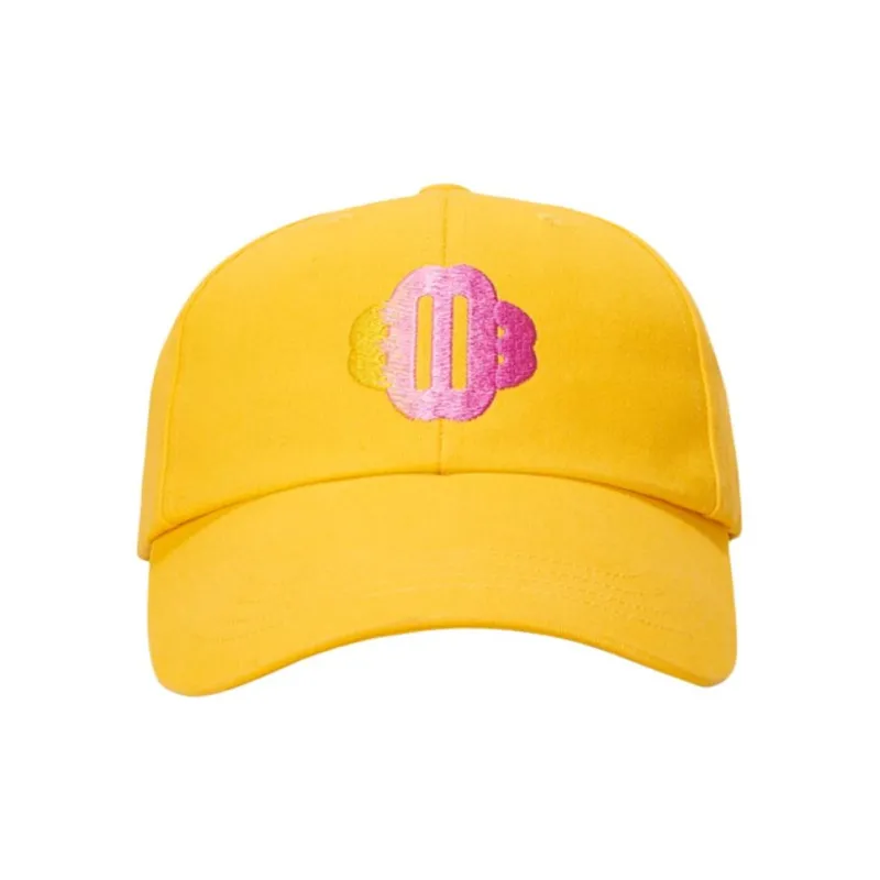 Maje Cotton Baseball Caps Women's Yellow-0