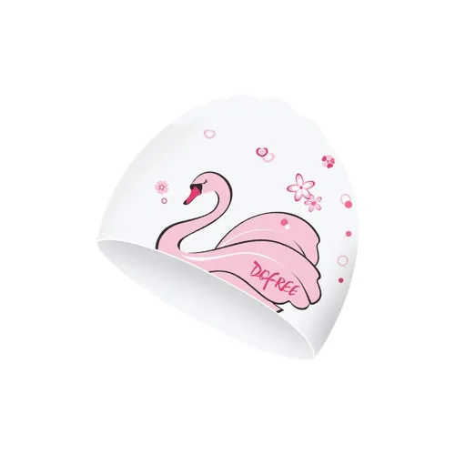 DUFAILY Swimming Caps Silicone Long Hair Special For Making Face Appear Smaller Women's 24CM OVERWEIGHT Flower Dance