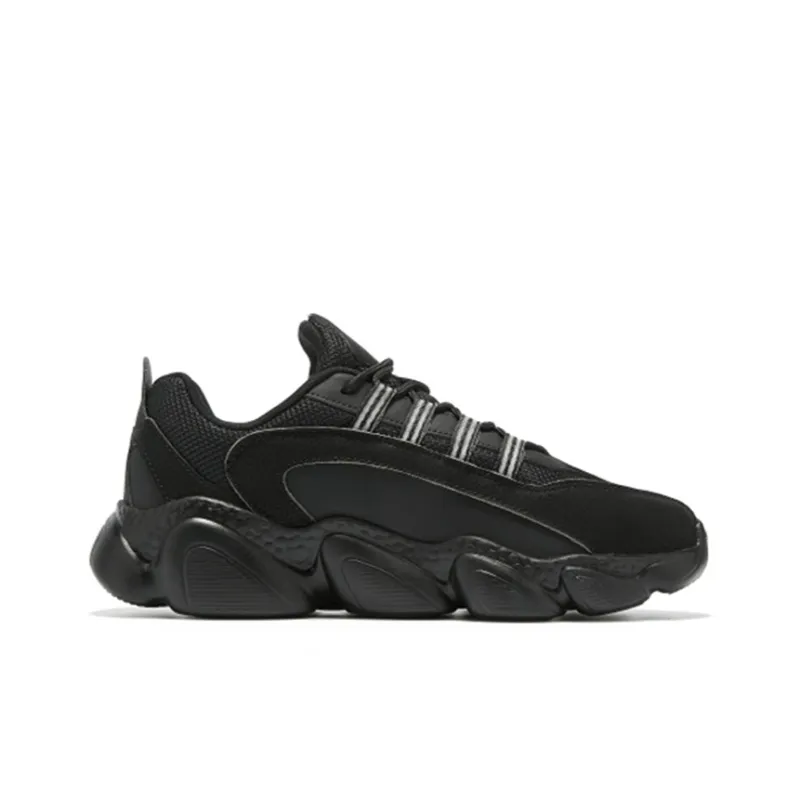 Erke Sweetheart 2.0 Running Shoes Men Low Top Jet Black-3