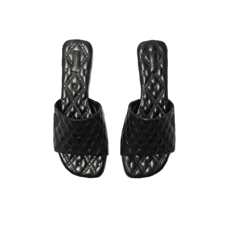 Burberry Slide Slippers Women's Black-4