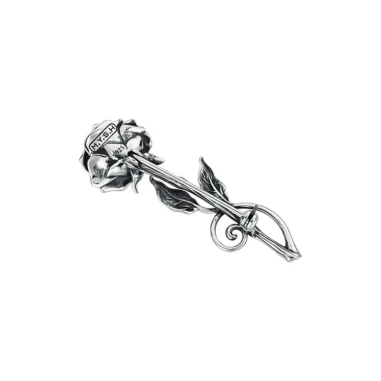 MYSH S925 Silver Brooches Men's-3