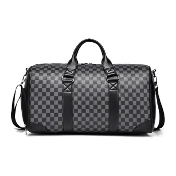 Moonshine Travel Bags Black Checkerboard