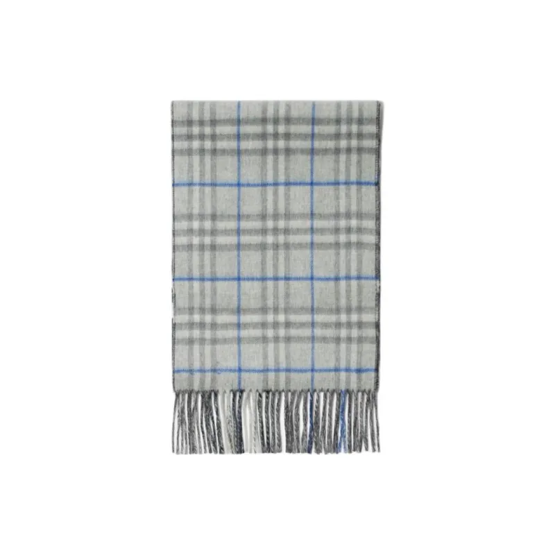 Burberry Vintage Checked Reversible Fringed Scarf-0