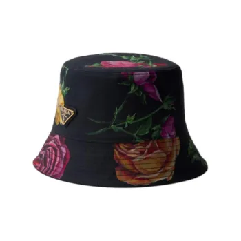 PRADA Floral-print Reversible Bucket Hat