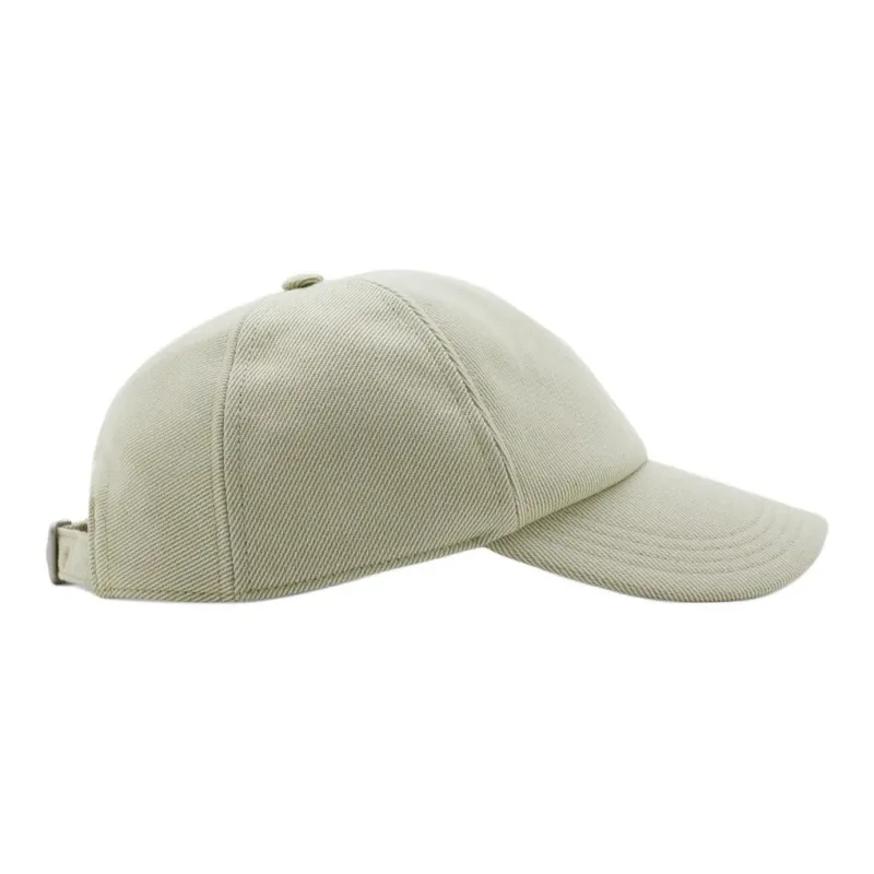 Burberry Cotton Baseball Caps Unisex Gray Green-1