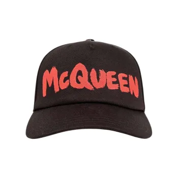 Alexander McQueen Logo print Baseball Cap