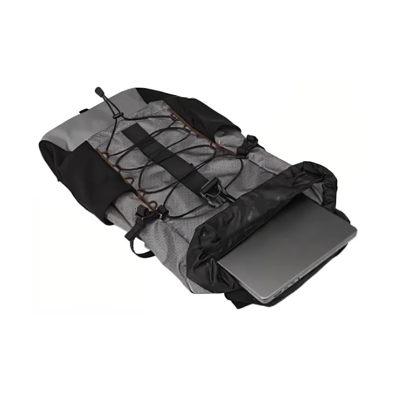 Skechers Fabric Outdoor Mountaineering Bag Backpack Regular Unisex Storm Gray-3