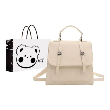 NX DOUGHNUT PU Backpack Regular Women's White/Black/Silver/Pink/Green/Khaki