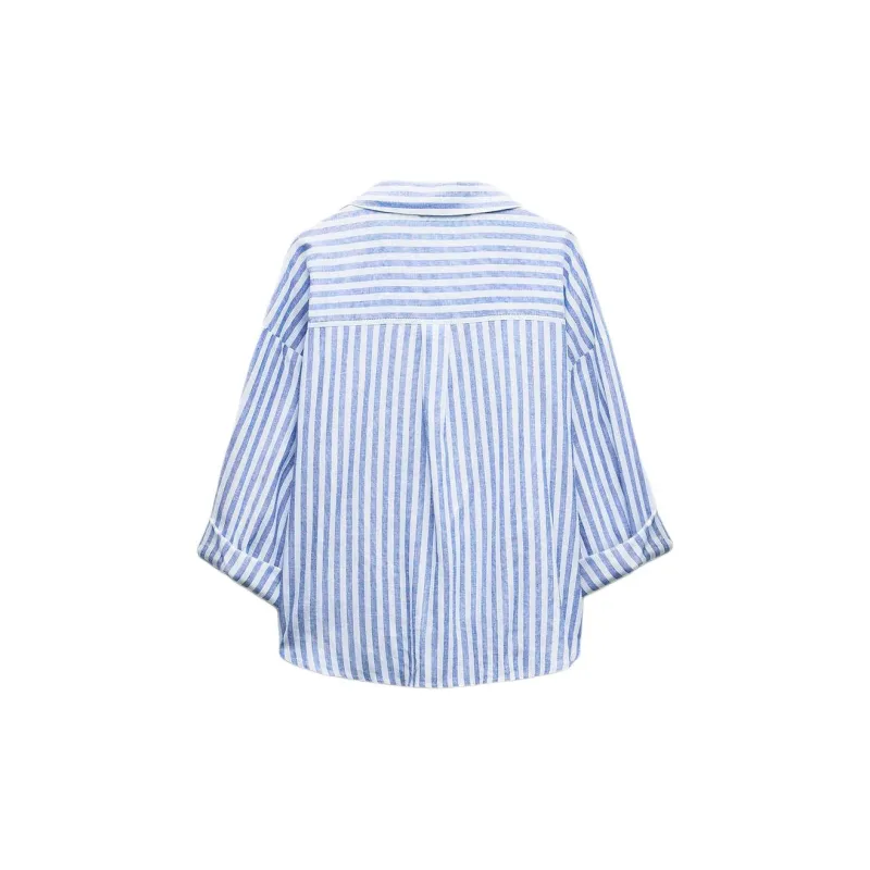ZARA Shirts Women's Blue/White-1