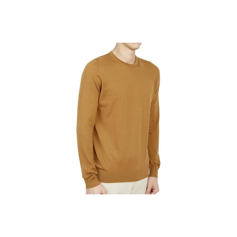 JOHNSTONS OF ELGIN Sweatshirt Men's Camel-2