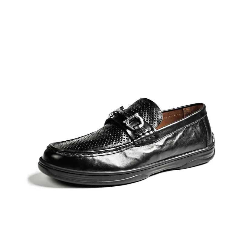 Brounvanm Loafers Men Black/Brown-1