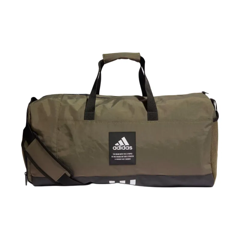 Adidas Nylon Handbag Travel Bag Medium Size Unisex Army Green-0