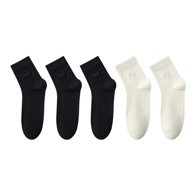MIIOW Cool One Summer Series Mid Calf Socks Men's 5 Pack-35