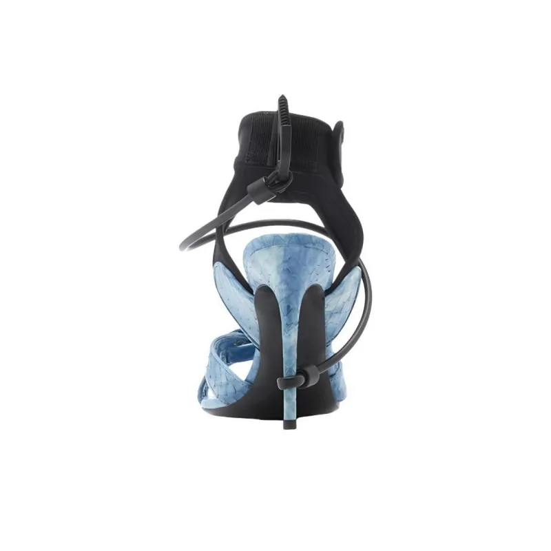 OFF-WHITE Strap Sandals 11cm Women's Blue Black-4