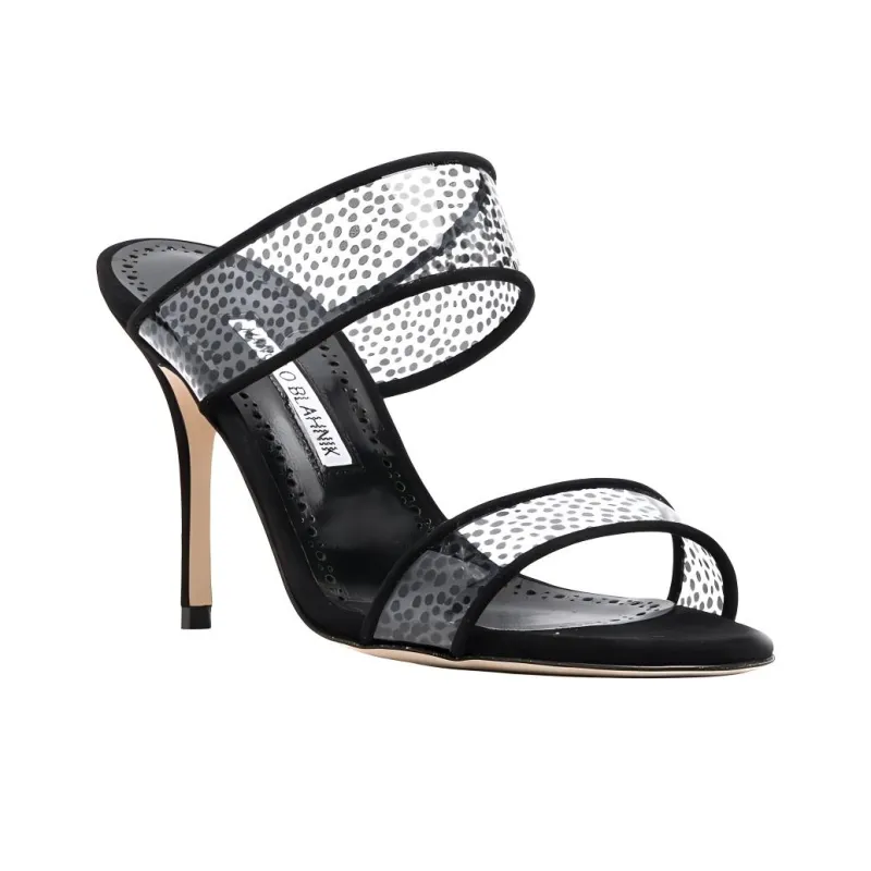 MANOLO BLAHNIK Slide Slippers Women's Black-2