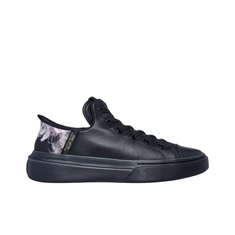 Skechers Slip Ins Anti-Slip Wear-Resistant Low-Top Casual Running Shoes Men's Black-1