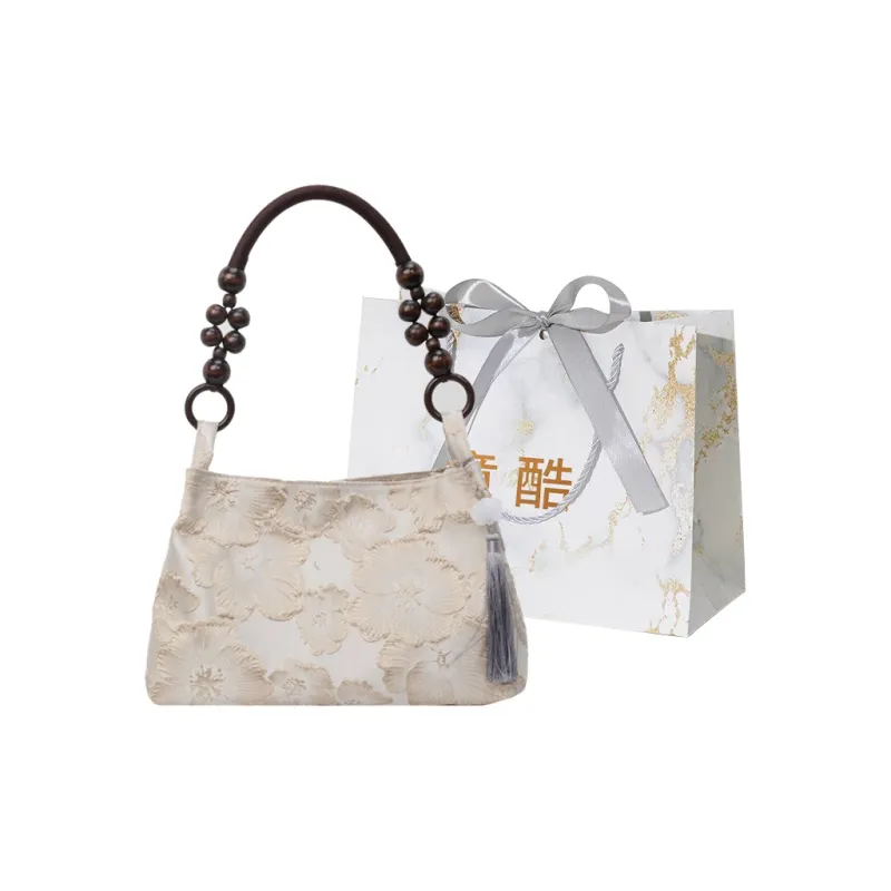 Cool Fabric Shoulder Bag Small Size Women's-10
