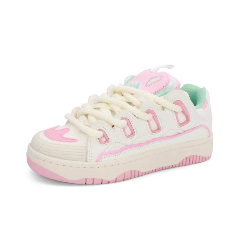 OHJC Slip-Resistant Cushioning Wear-Resistant Lightweight Breathable Low-Top Skateboard Shoes Unisex-29