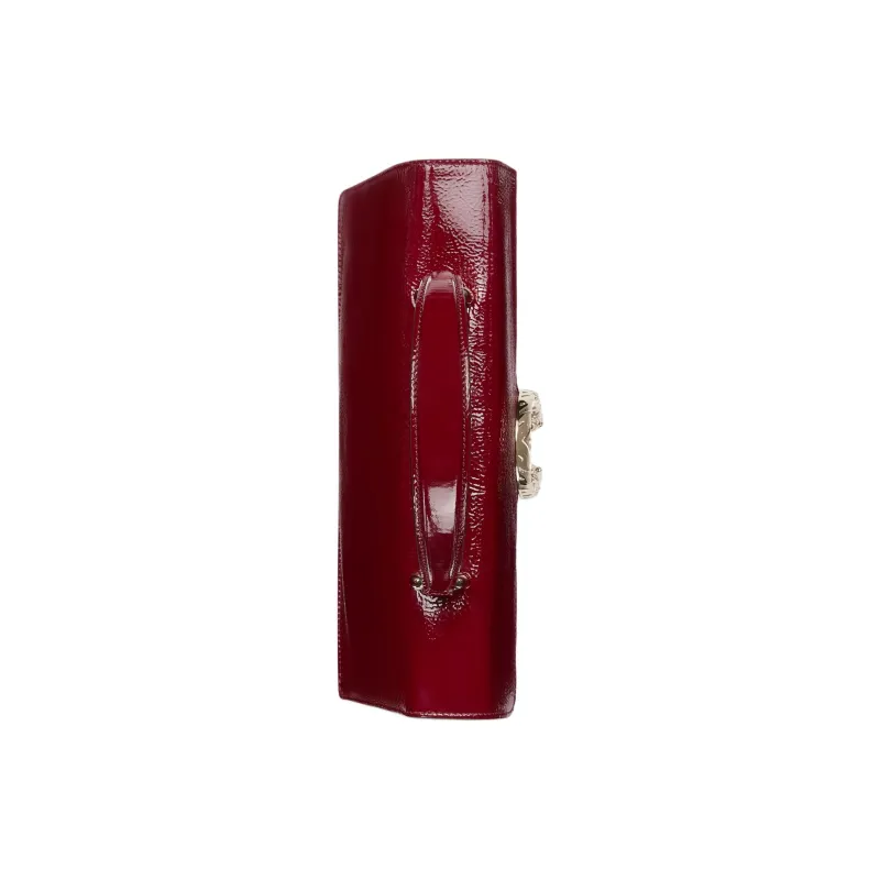 GUCCI Dionysus Patent Leather Crossbody Bag, Shoulder Bag, Handbag Medium Size Women's Red-5