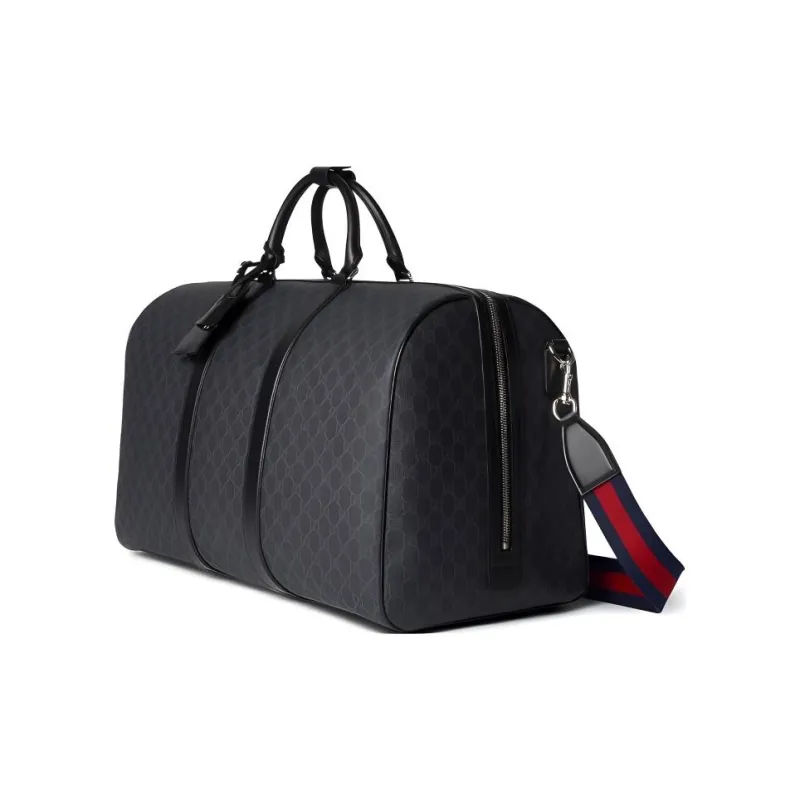 GUCCI Supreme Canvas Canvas Bag Travel Bag Men's Black-1