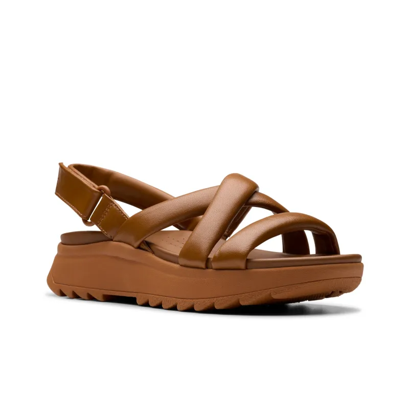 Clarks Beach Sandals Women's Brown-1