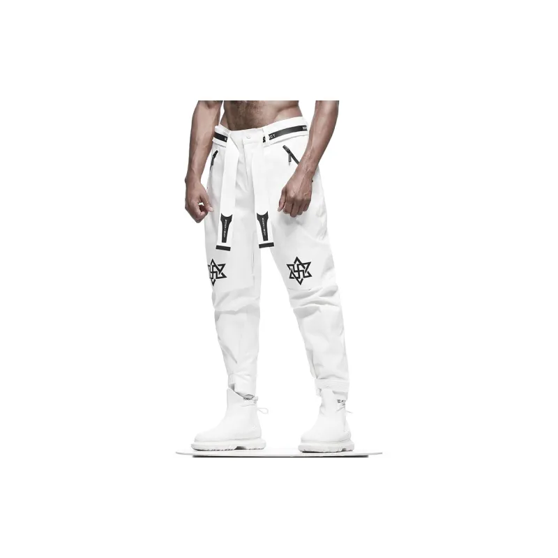 NORVINCY Outdoor Trendy Belt Casual Pants Unisex-3