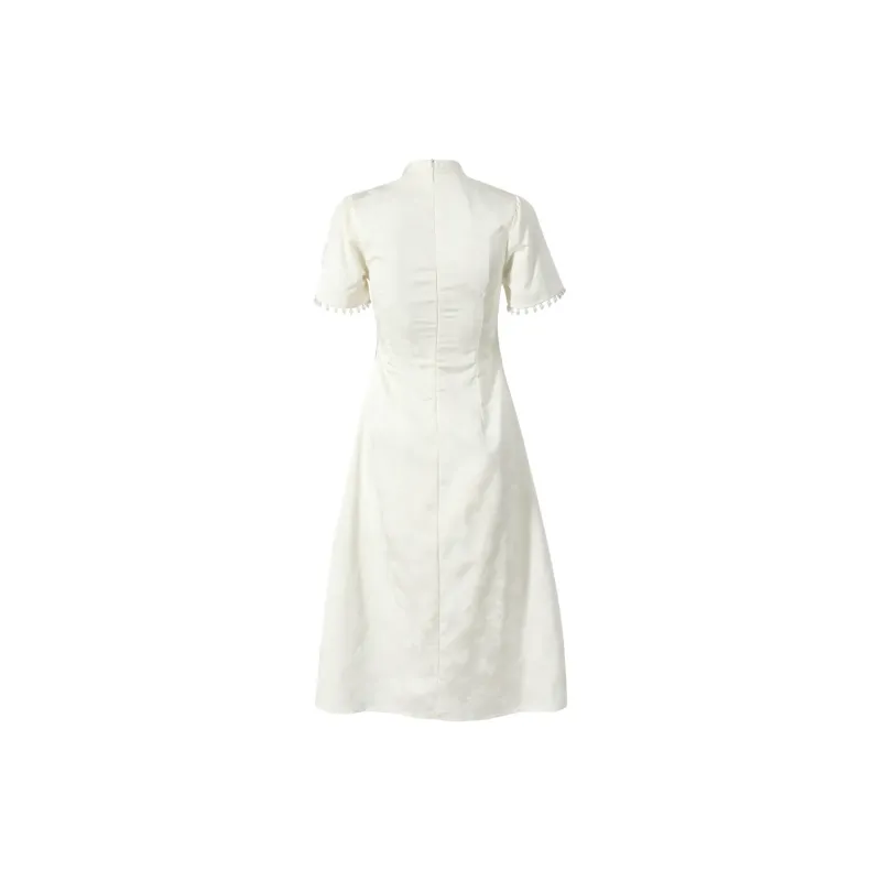 Local Gal Short Sleeved Dresses Women's Apricot-1