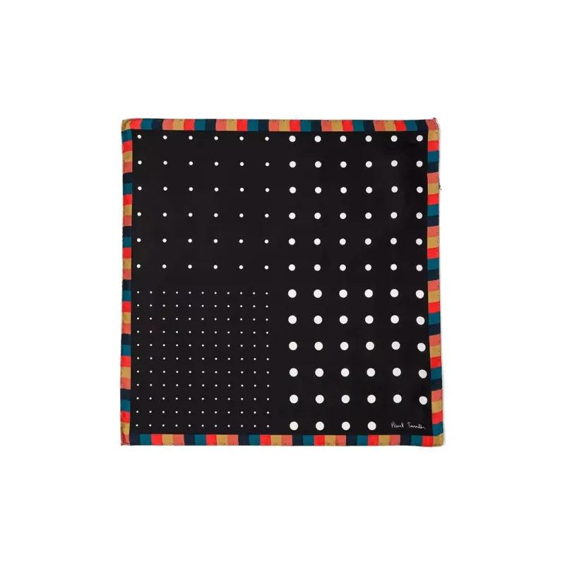 Paul Smith Pocket Square Scarf Men's Black-0