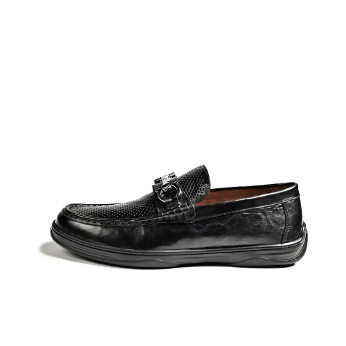 Brounvanm Loafers Men Black/Coffee