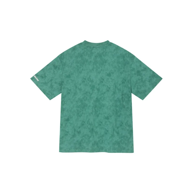 Voguo Relay Couple Set Loose Fit Crew Neck Short Sleeved T Shirts Unisex Black, White, Green-30