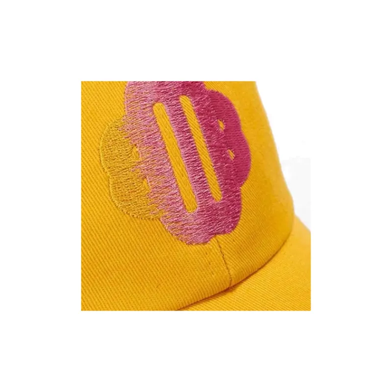 Maje Cotton Baseball Caps Women's Yellow-2