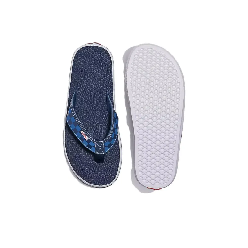Vans La Costa Abrasion-Resistant Slip-Resistant Flip Flops Men's Blue-4