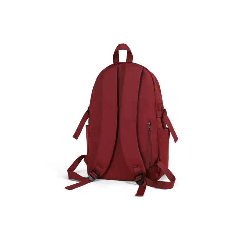 Kevin Cohen Fabric Backpack Unisex Burgundy-3