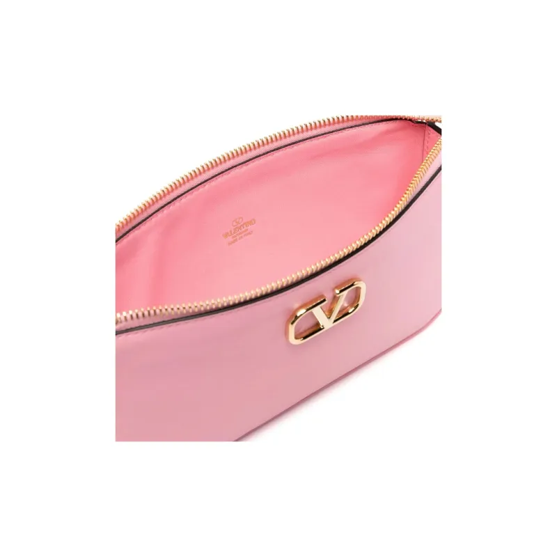 Valentino GARAVANI Smooth Leather Crossbody Bag Shoulder Bag Women's Rose Pink-4