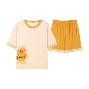 The Story Of The Flower Season Pajama Set Women's Ecru