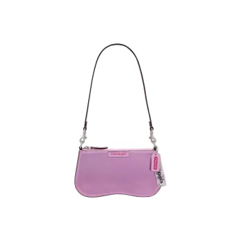 Coachtopia Leather One Shoulder Handbags Small Size Women's Metal Pink