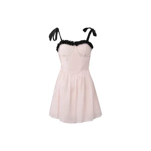 Local Gal Slip Dresses Women's Pink