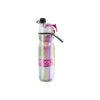 O2COOL Outdoor Water Equipment Water Container 590ml Low Density Polyethylene ABS Resin Watercolor Vertical Stripes