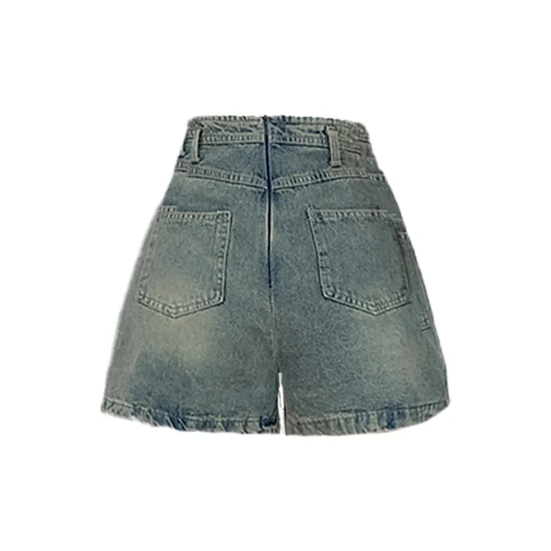 COVT Denim Short Skirts Women's Blue-1