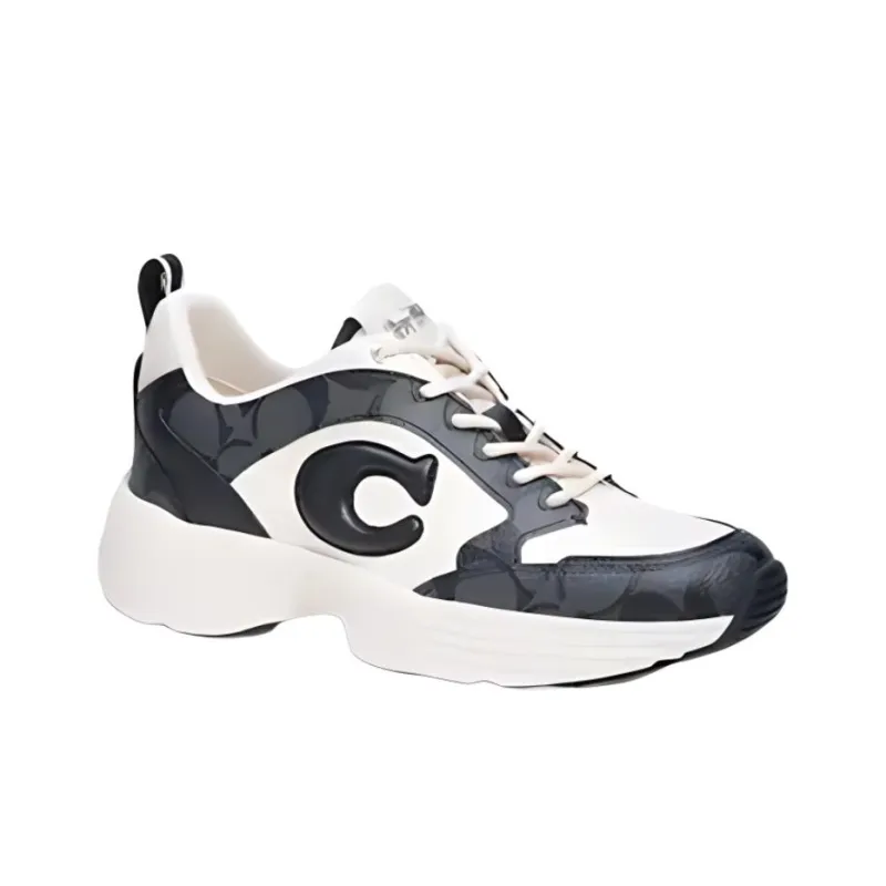 COACH Slip Resistant Low Top Casual Shoes Women's Black-2
