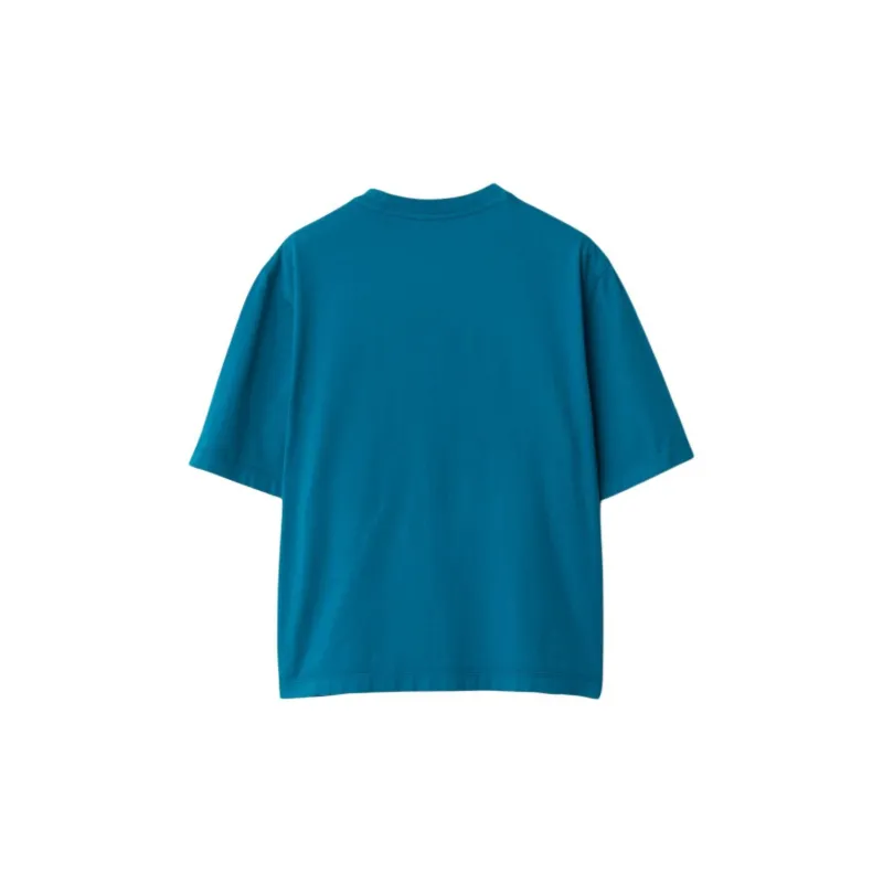 Burberry Oak Leaf Crest Embroidered Crewneck T-Shirt-1