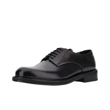 Canali Dress Shoes Men Low-Top Black