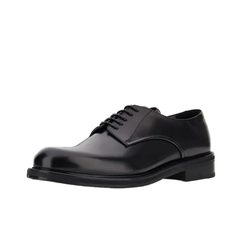 Canali Dress Shoes Men Low-Top Black-0