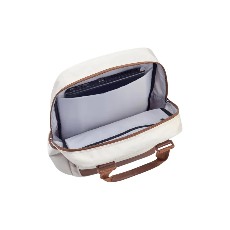 DELSEY Polyester Backpack Large Size Unisex White-3