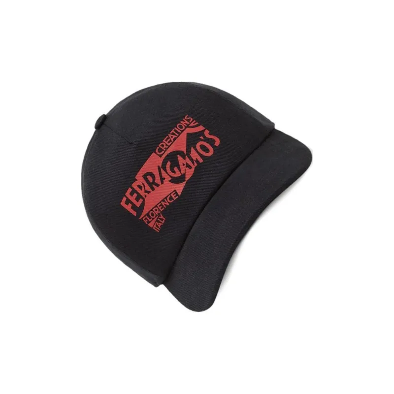 Ferragamo Venna Logo print Baseball Cap-1