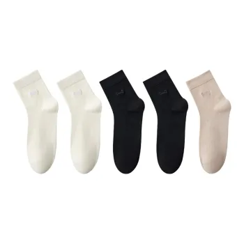 MIIOW Cool One Summer Series Mid Calf Socks Men's 5 Pack